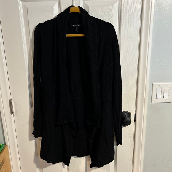 Black Long Cardigan Sweater- White House Black Market - Picture 1 of 5
